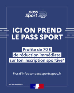 publicité pour le pass sport